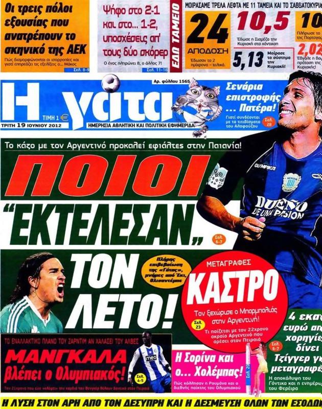 Πρωτοσέλιδο Η Γάτα