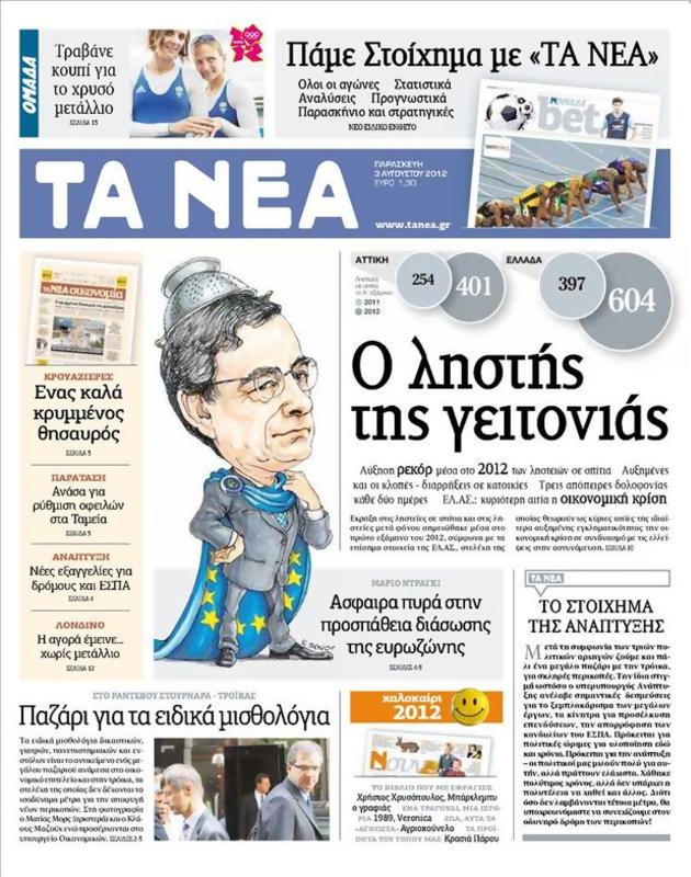 Πρωτοσέλιδο Τα Νέα