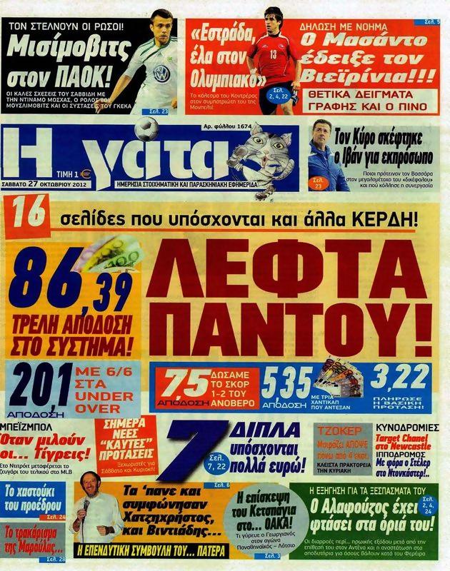 Πρωτοσέλιδο Η Γάτα