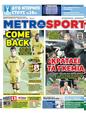 Πρωτοσέλιδο MetroSport 25/10/2023