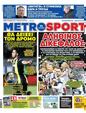 Πρωτοσέλιδο MetroSport 06/11/2023