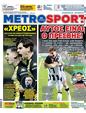 Πρωτοσέλιδο MetroSport 30/12/2023