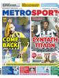 Πρωτοσέλιδο MetroSport 12/01/2024