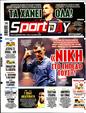 Πρωτοσέλιδο SportDay 19/01/2025